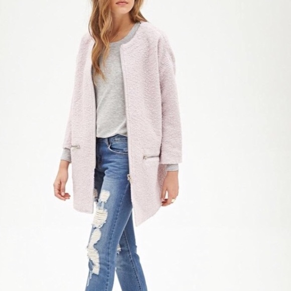 Forever 21 Jackets & Blazers - Forever 21 “Contemporary” Pink Coat